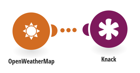 Create Knack records with OpenWeatherMap current weather