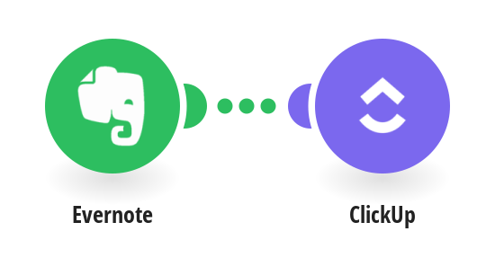 Add new Evernote notes to ClickUp as tasks