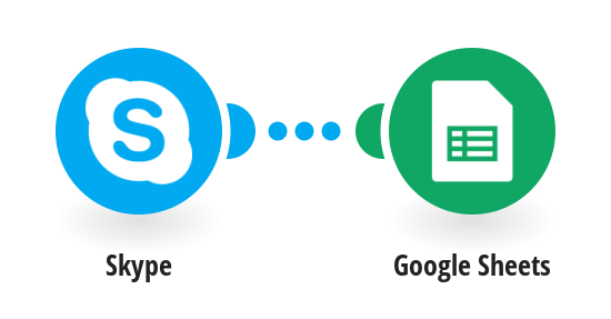 Save Skype messages to a Google Sheets spreadsheet