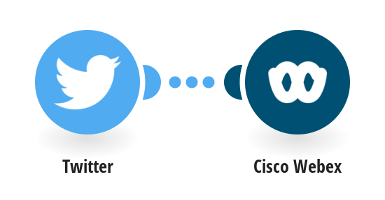 Post new Tweets from a user to Cisco Webex