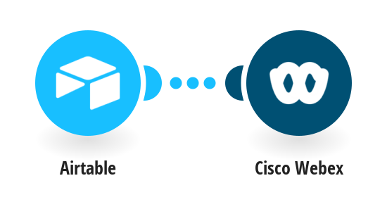 Send a message about a new record in Airtable to Cisco Webex