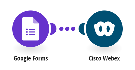 Send new Google Forms responses to Cisco Webex