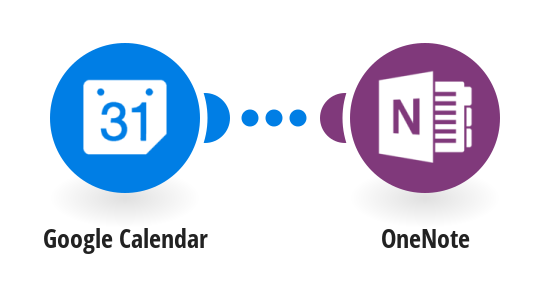 Add new calendar events from your Google Sheet as a new page in OneNote