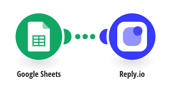 Create a Reply.io contact from a new row in a Google Sheets spreadsheet and push it to a sequence