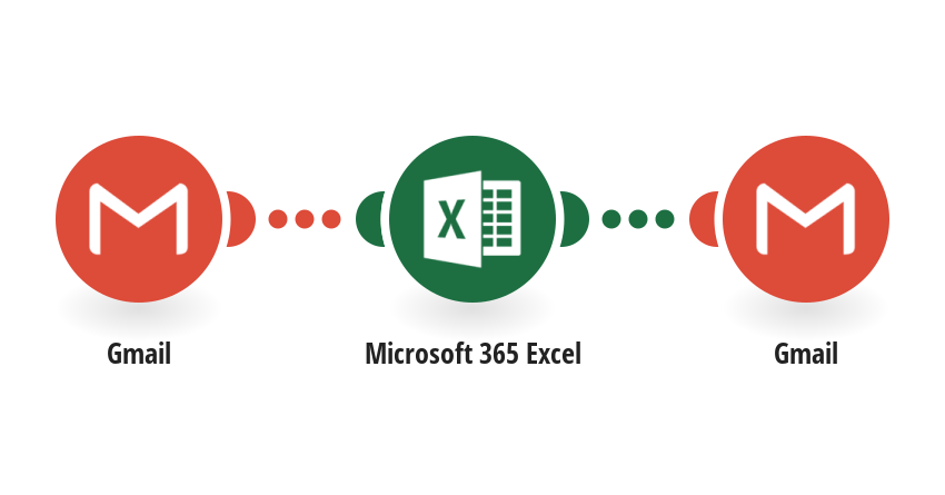 Move an email to a specific Gmail folder if the sender's email address is found in a Microsoft 365 Excel worksheet