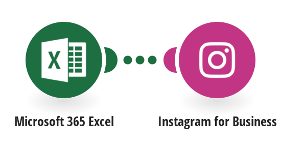 Create an Instagram for Business photo post from a new row in a Microsoft 365 Excel worksheet