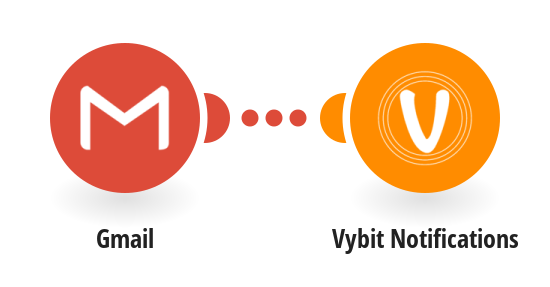 Send a Vybit notification for a new Gmail email containing a specific phrase