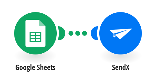 Create a SendX contact from a new Google Sheets spreadsheet row