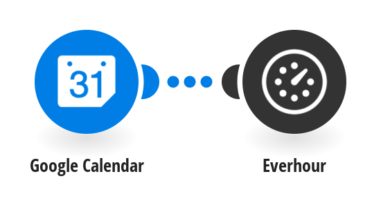 Create time entry in Everhour for new Google Calendar events