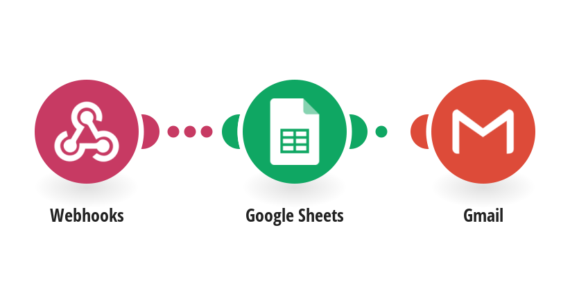 Add Webhook data to a Google Sheet and send email notifications
