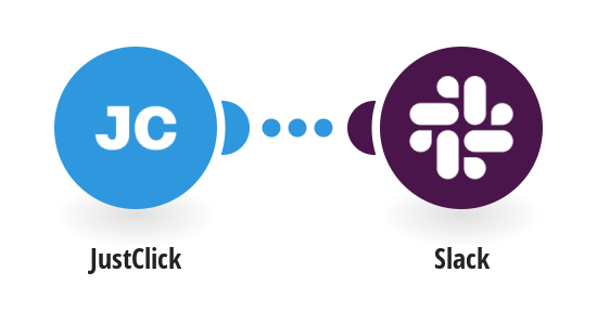 Sends Slack messages about a new JustClick order