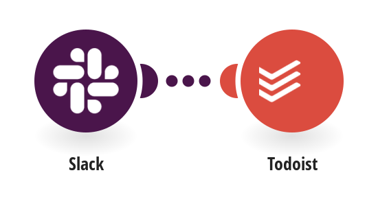 Create tasks on Todoist with Slack messages that contain a specific word