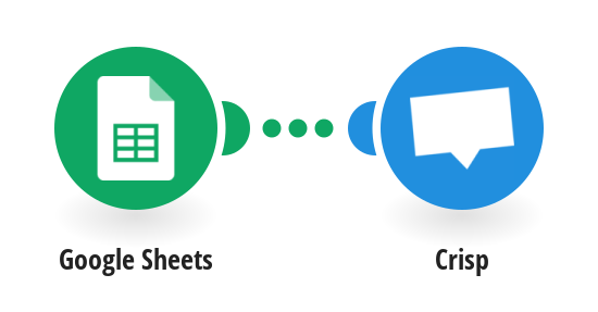 Add Crisp users from new Google Sheets rows