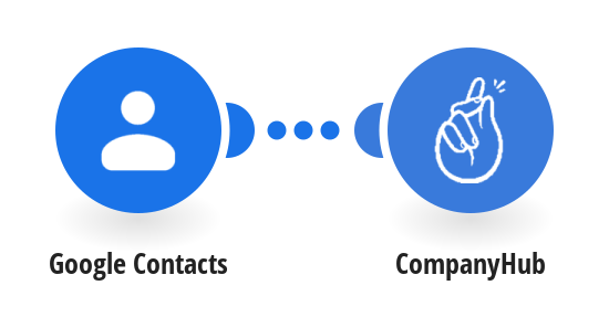 Add a new Google Contact to CompanyHub