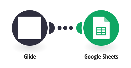 Add rows in Google Sheets for new actions in Glide
