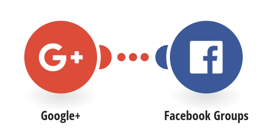 Vytvoření příspěvku ve Facebook skupině z nové aktivity vybraného uživatele na Google +