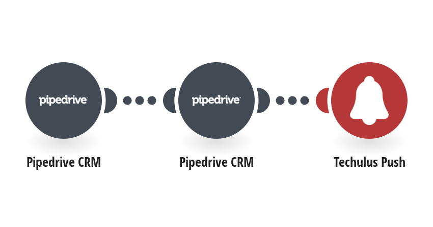 Send Techulus Push notifications when Pipedrive CRM deals reach a new stage