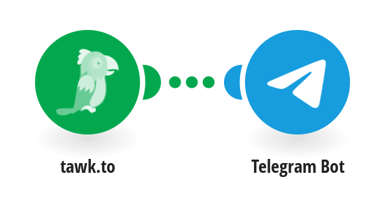 Send Telegram messages for new chat starts in tawk.to