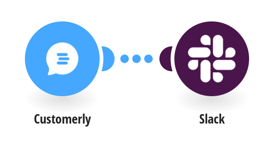 Send messages to Slack for new users or leads in Customerly