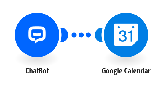 Create new Google Calendar events from new Chatbot messages