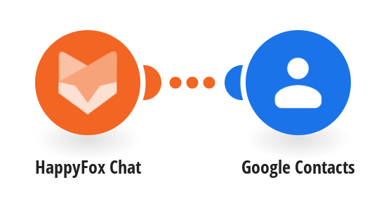 Create new Google Contacts from finished HappyFox Chat chats
