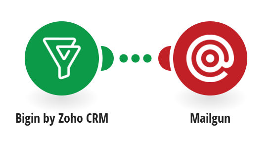 Add new Bigin by Zoho CRM contacts to your Mailgun mailing list