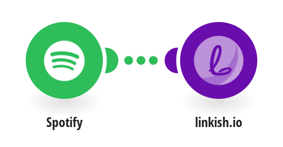 Save new Spotify saved tracks to linkish.io