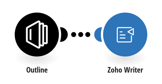 Create documents in Zoho Writer for new Outline documents