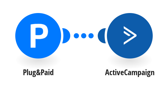 Create/update contacts in ActiveCampaign from new one time sales in Plug&Paid