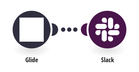 Send a Slack message from a new action in Glide