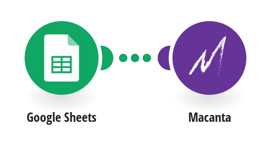 Create Macanta contact from new Google Sheets spreadsheet rows