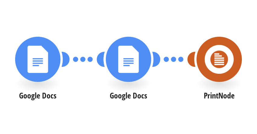 Create new print jobs in PrintNode from new documents in Google Docs