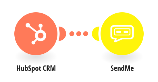 Add a new HubSpot CRM contacts to SendMe