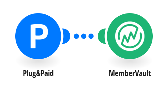 Create users in MemberVault from new one time sales in Plug&Paid