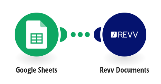 Create Revv Documents contacts from new Google Sheets spreadsheet rows
