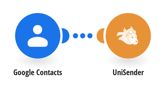 Add a new Google Contacts to UniSender contact list