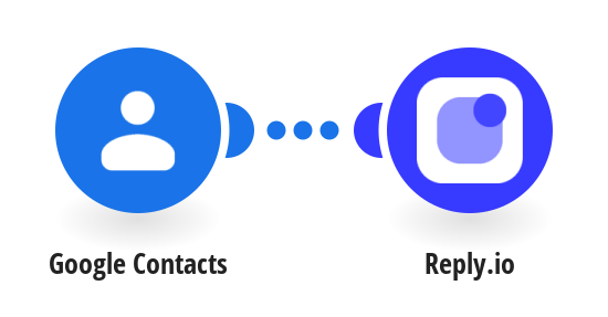 Create a Reply.io contacts from a new Google Contacts and push it to a sequence