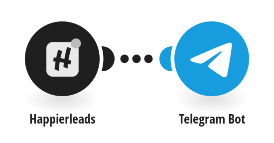 Send Telegram messages for new leads generated by Happierleads