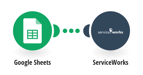 Create ServiceWorks customers from new Google Sheets spreadsheet rows