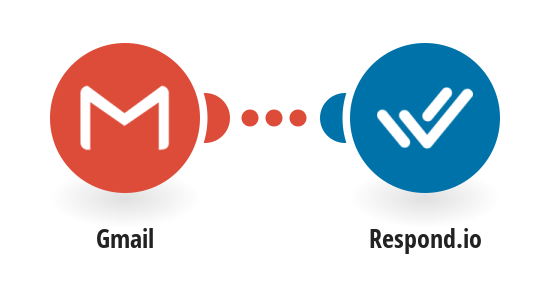 Send Respond.io messages for new Gmail emails
