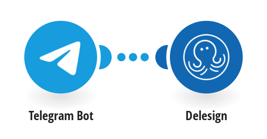 Create Delesign messages for new Telegram messages