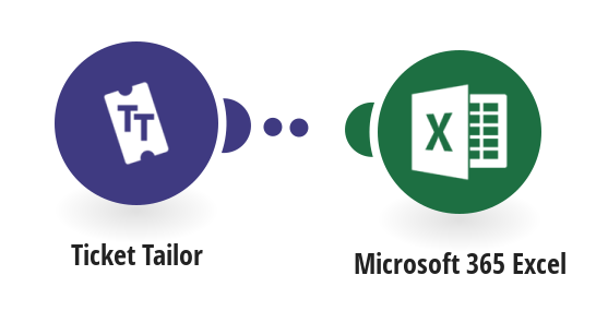 Add Microsoft 365 Excel worksheet rows for new Ticket Tailor orders