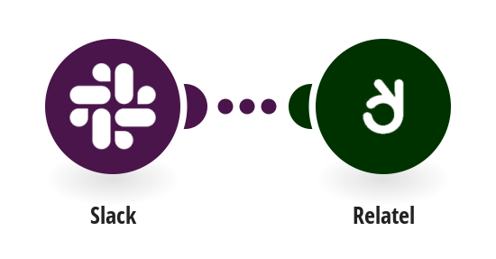Send new messages in a Slack channel to Relatel group