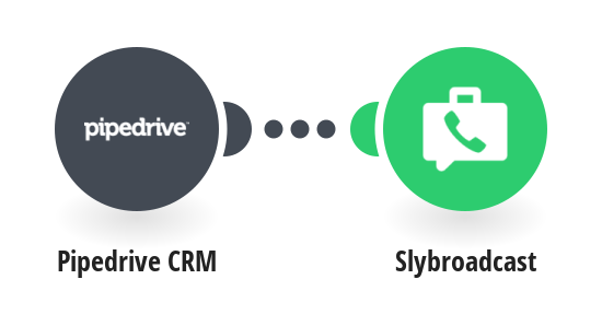 Send Slybroadcast campaign with audio files for new Pipedrive CRM pesons