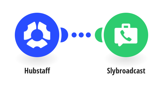 Send Slybroadcast campaigns with audio files for new Hubstaff clients