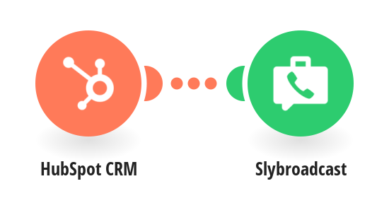 Send Slybroadcast campaigns with audio files for new HubSpot CRM contacts