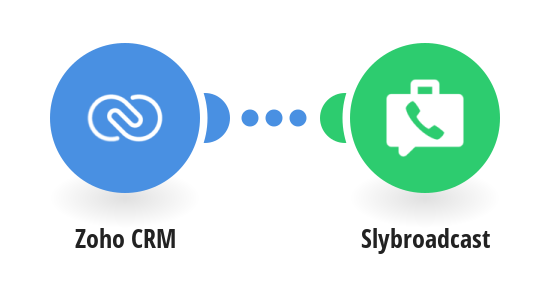 Send Slybroadcast campaigns with audio files for new Zoho CRM leads