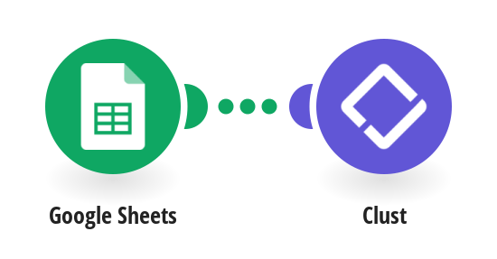 Create Clust applications from new Google Sheets rows