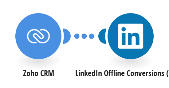 Upload a new LinkedIn Offline Conversion from a new lead in Zoho CRM