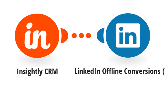 Upload a new LinkedIn Offline Conversion from a new lead in Insightly CRM